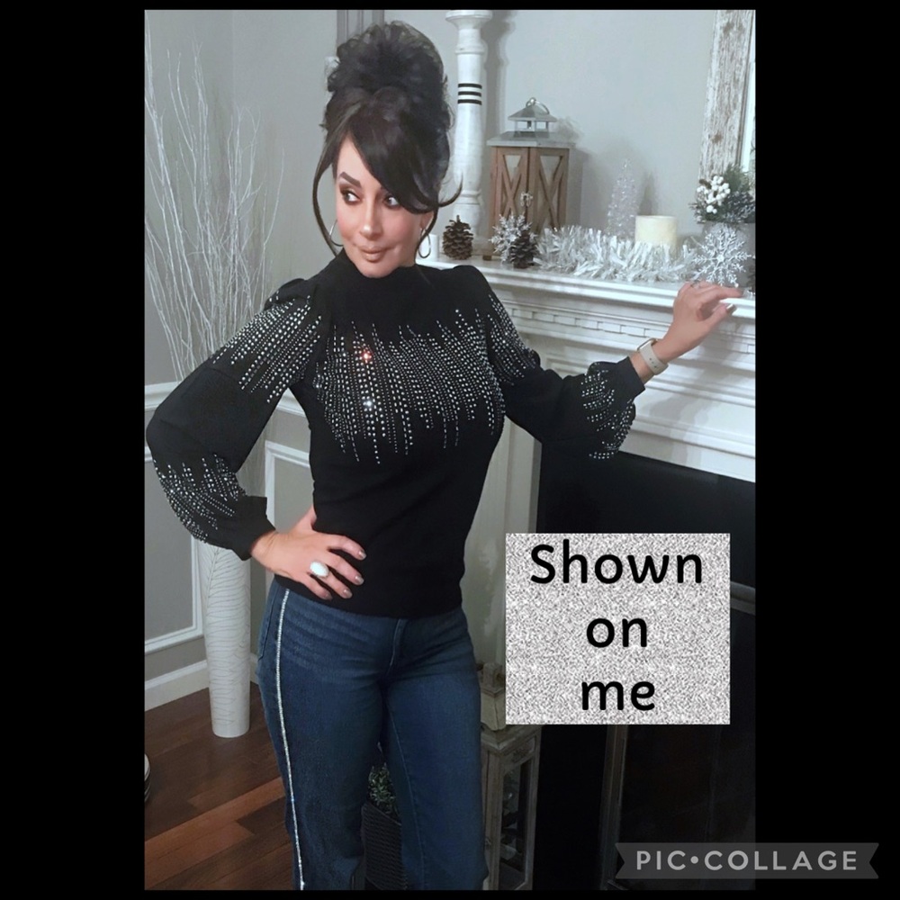 Black Sparkly Sweater